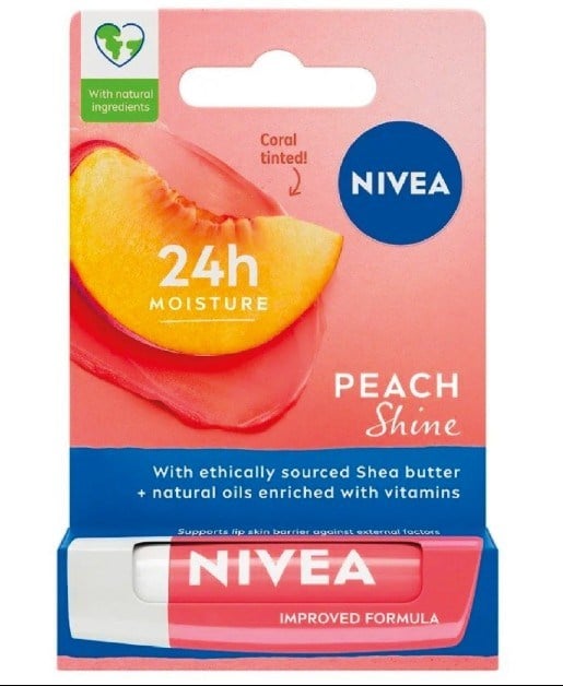 Nivea Şeftali Bakım Yapan Dudak Bakım Kremi 4,8 gr