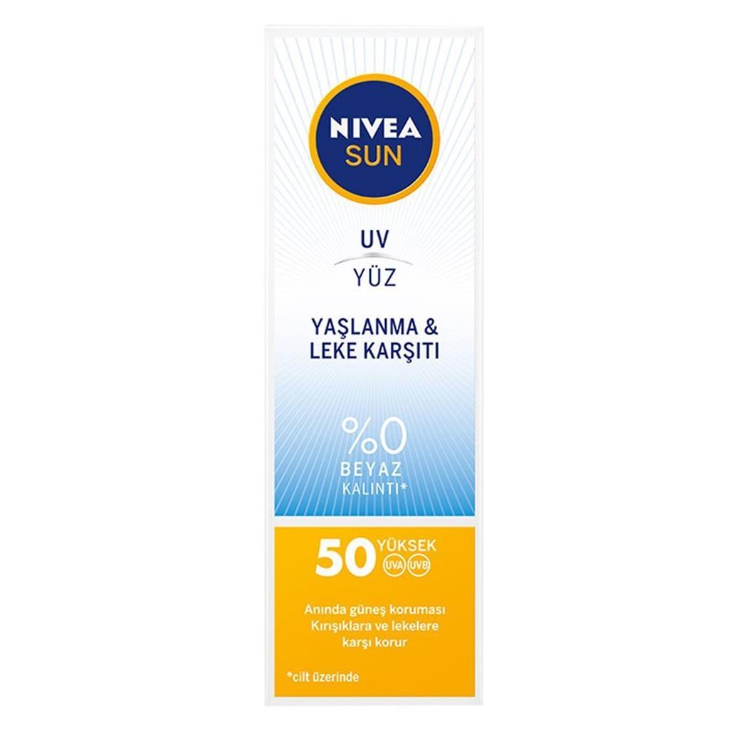 Nivea Sun Yaşlanma & Leke Karşıtı Yüz Kremi SPF50 50ml