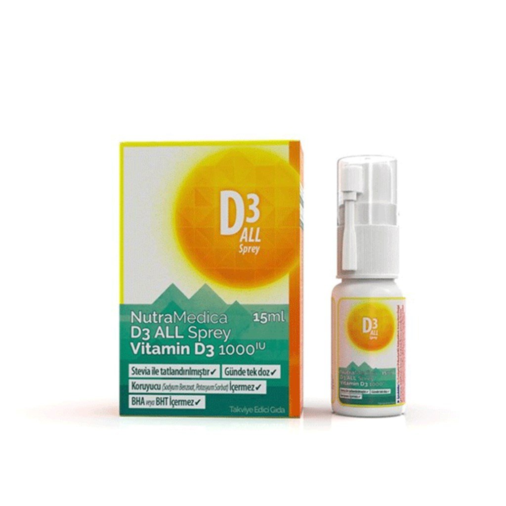 Nutramedica D3 All Sprey 1000 IU 15 ml