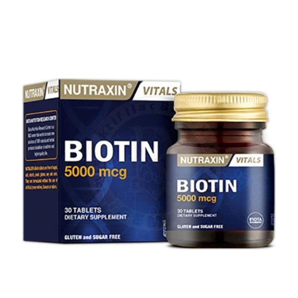 Nutraxin Biotin 5000 mg 30 Tablet