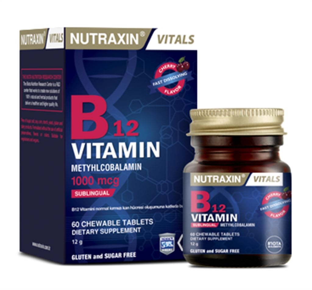 Nutraxin Vitals B12 Vitamin 60 Tablet
