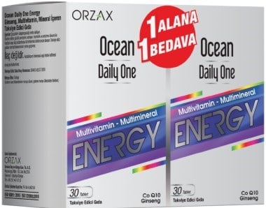 Ocean Daily One Energy 30 Tablet - 1 Alana 1 Bedava