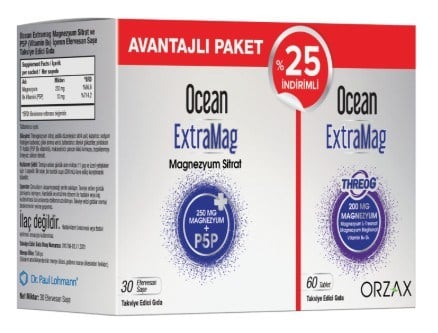 Ocean Extramag 30 Saşe + Extramag Threog 60 Tablet Set 
