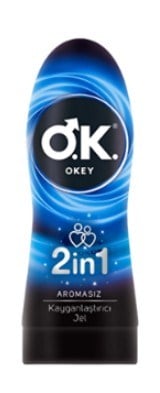 Okey 2in1 Aromasız Kayganlaştırıcı Jel 200 ml