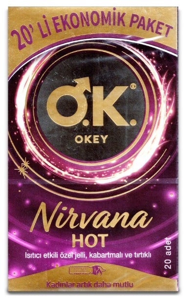 Okey Nirvana Hot Prezervatif 20 Adet