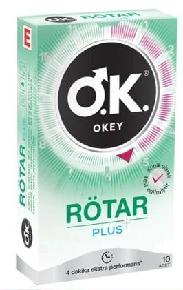 Okey Rötar Plus Prezervatif 10 lu
