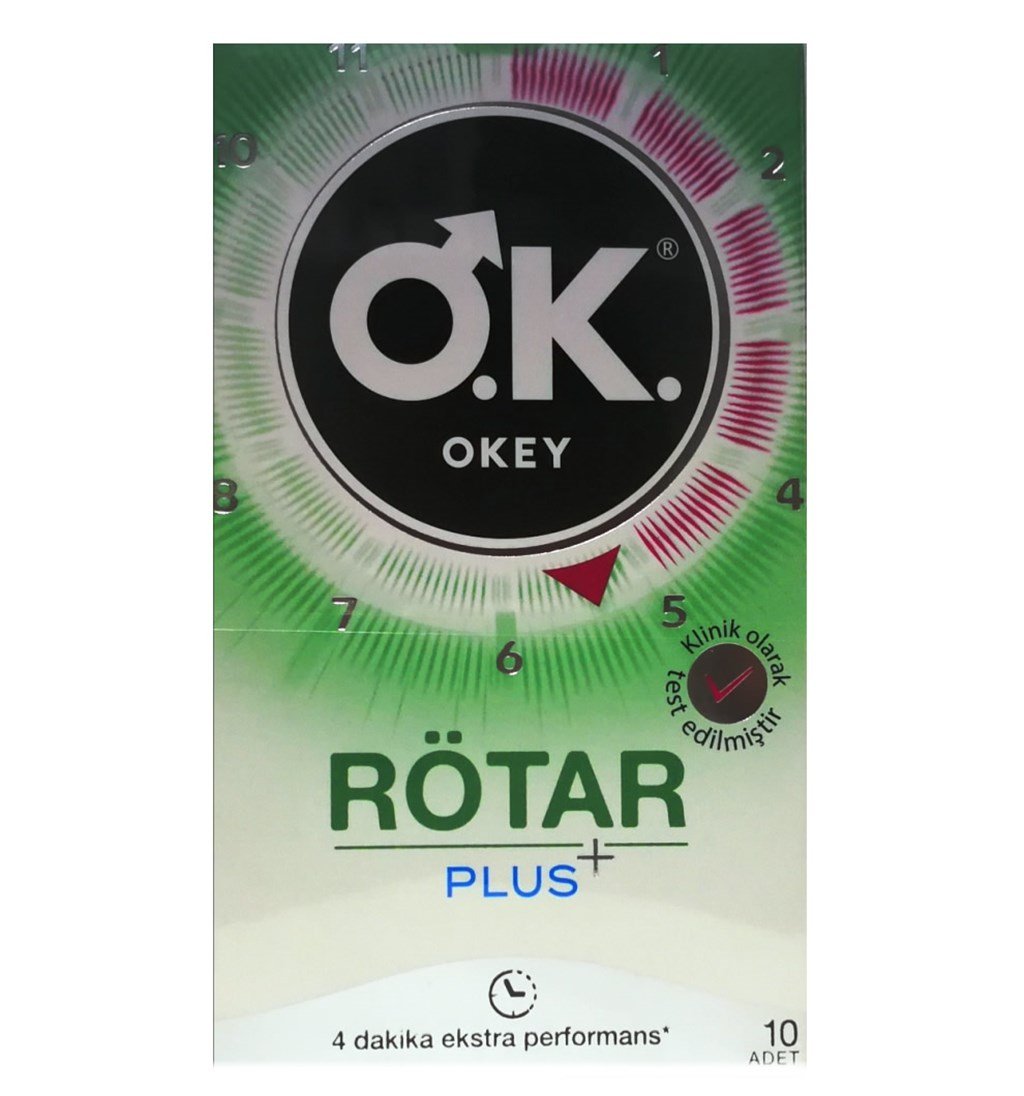 OKEY RÖTAR PLUS+ PREZERVATİF 10'LU