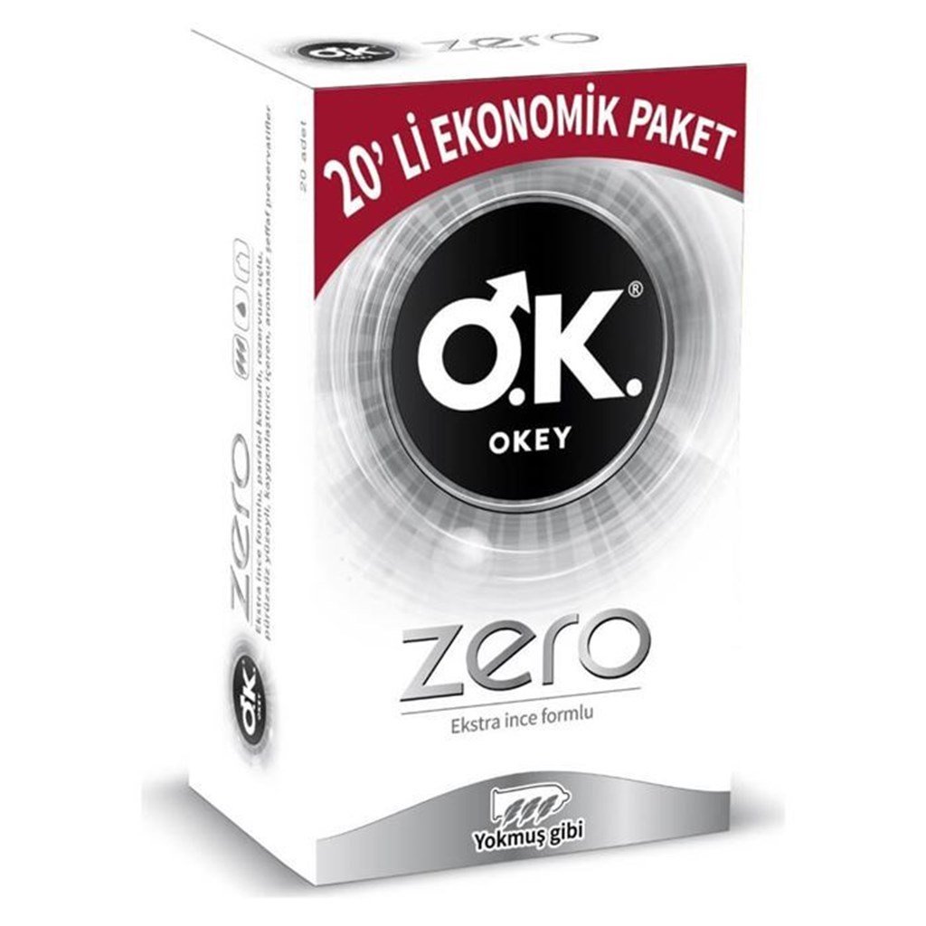 Okey Zero Extra İnce Formlu 20 Adet