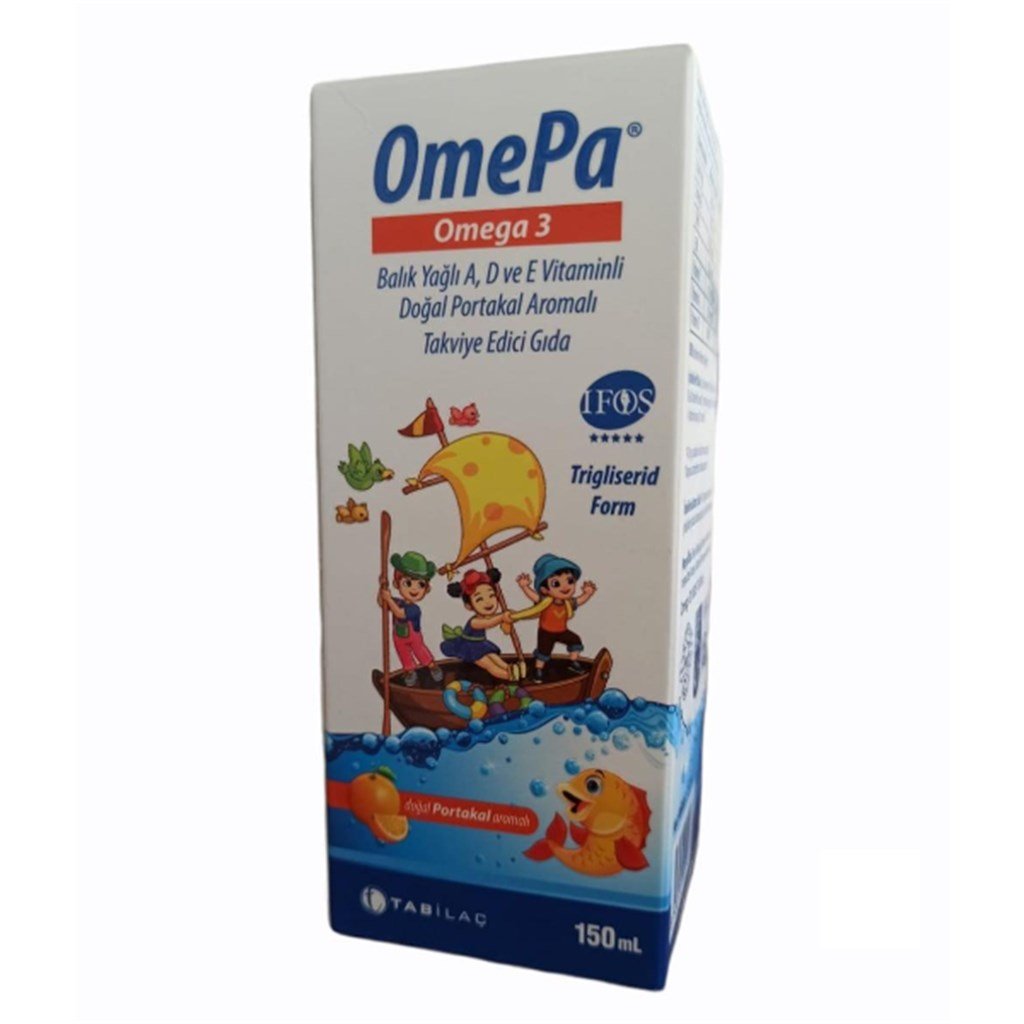 Omepa Omega 3 Portakal Aromalı Şurup 150 ml