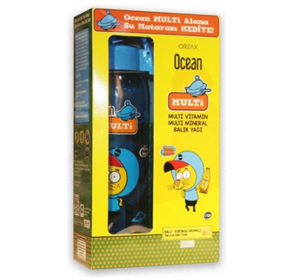 Orzax Ocean Balık Yağı Şurup Multi - Matara Hediyeli