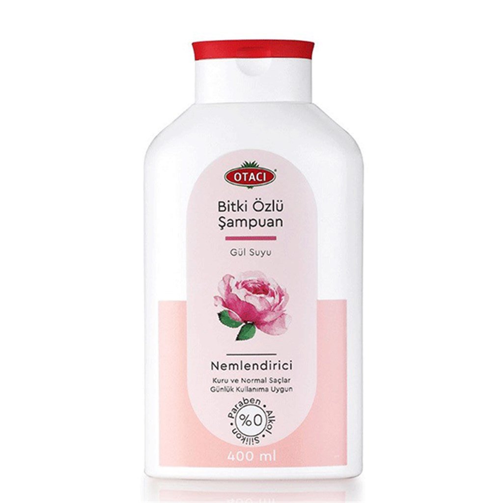 Otacı Şampuan Bitki Özlü Gül Suyu (Nemlendirici) 400 ml