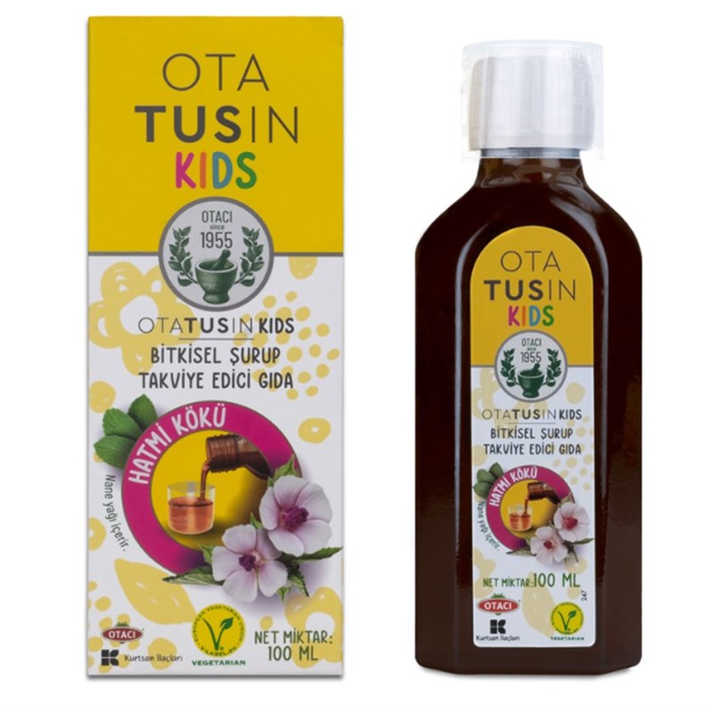 Otatusin Kids Hatmi Kökü Bitkisel Şurup 100ml