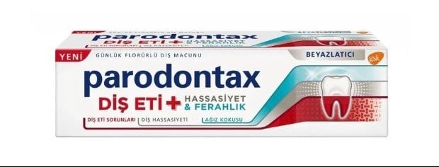Parodontax Diş Eti + Hassasiyet Ferahlık Beyazlatıcı Diş Macunu 75ml