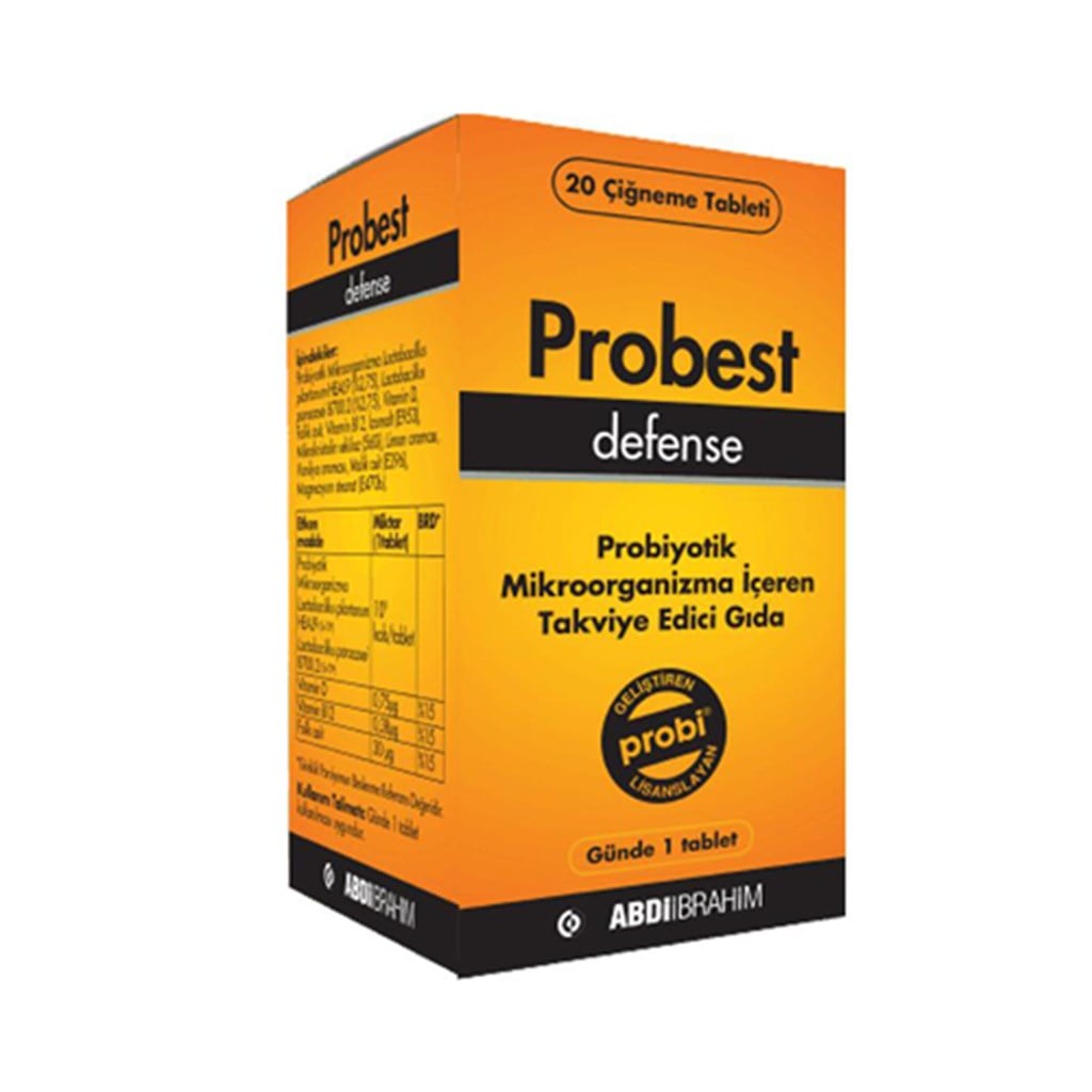 Probest Defence 20 Çiğneme Tablet