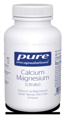 Pure Encapsulations Calcium Magnesium Citrate Aromasız 90 Kapsül