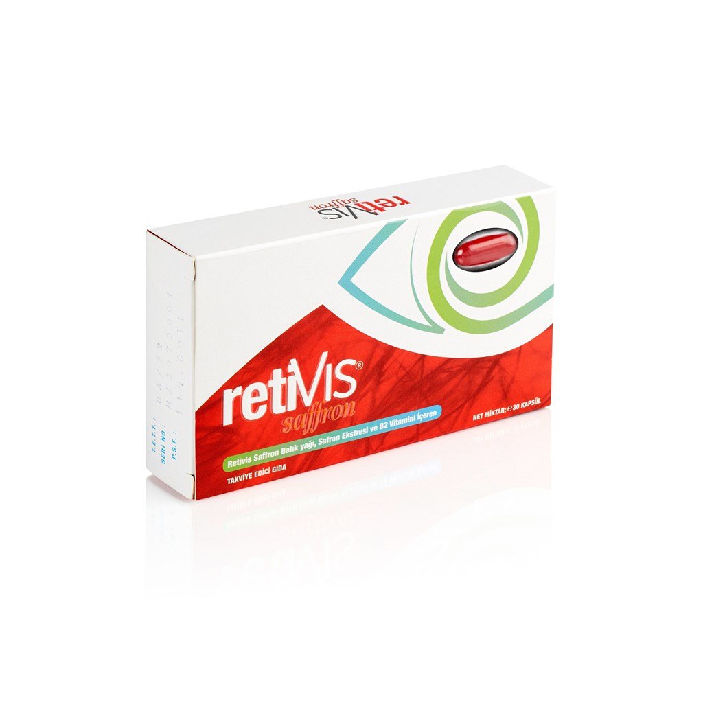 Retivis Saffron 30 Yumuşak Kapsül