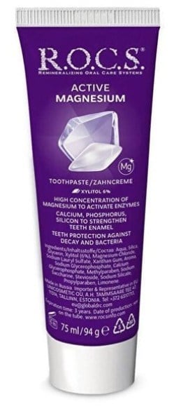 Rocs Aktif Magnezyum Diş Macunu 75 ml