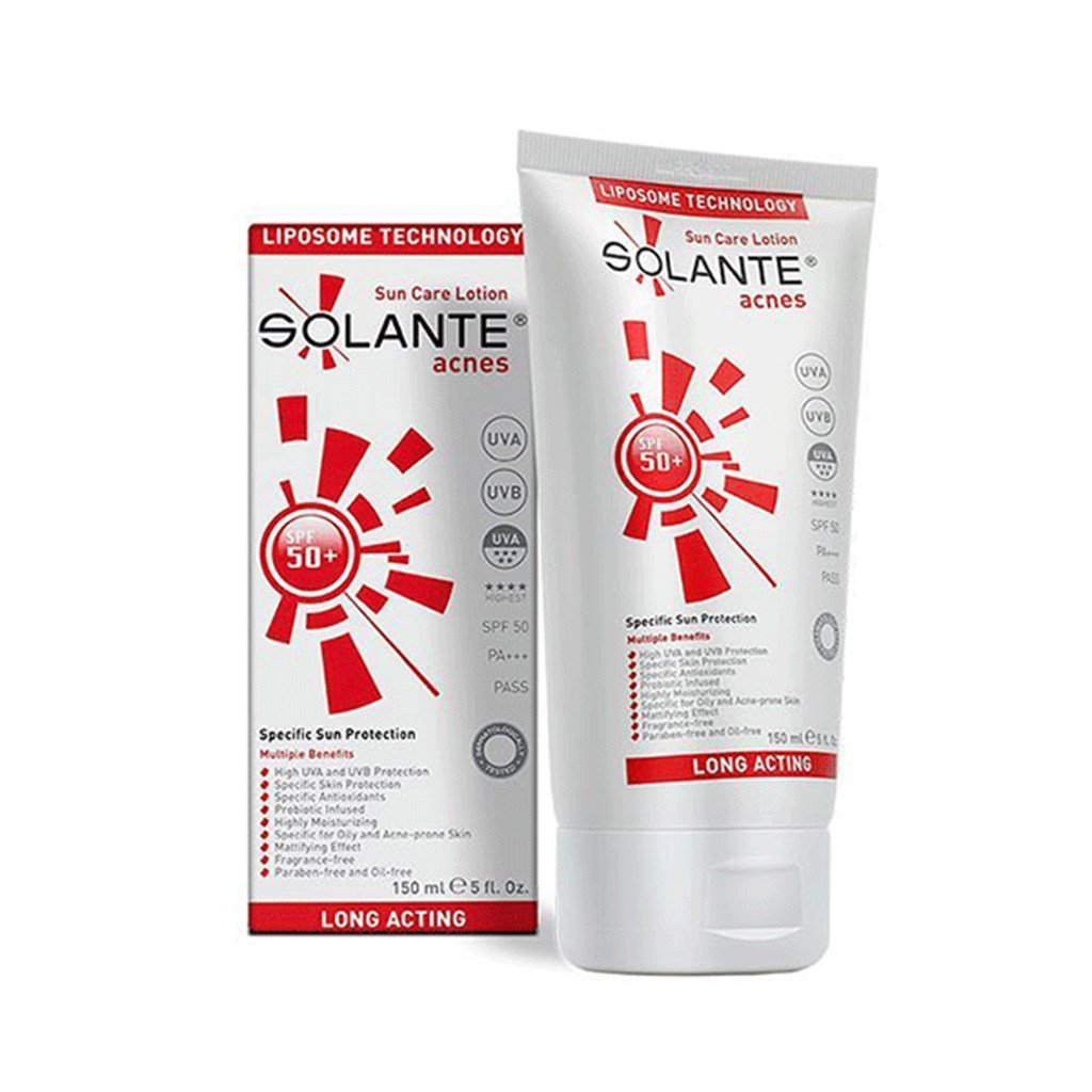 Solante Acnes Spf 50 Sun Care Lotion 150 ml Güneş Losyonu