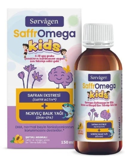 Sorvagen SaffrOmega Kids 150 ml Şurup