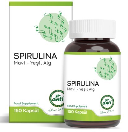 Spirulina Mavi Yeşil Alg 150 Kapsül