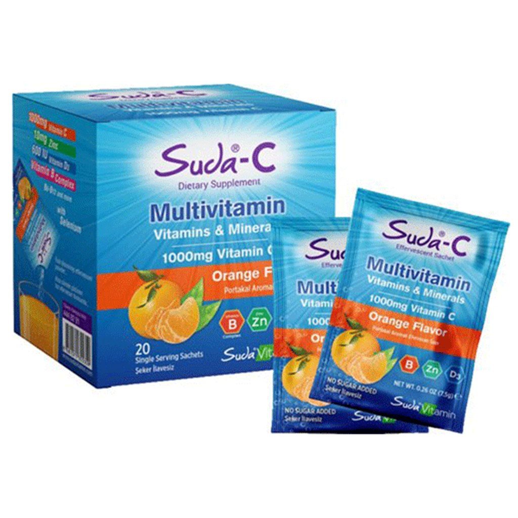 Suda- C Multivitamin 1000mg Vitamin C 20 Şase