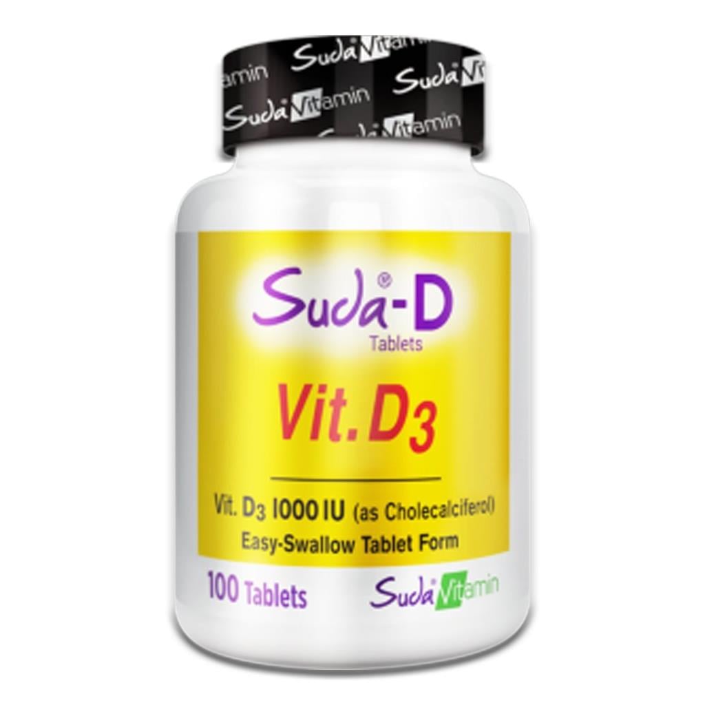 Suda-D Vitamin D3 1000 IU 100 Tablet