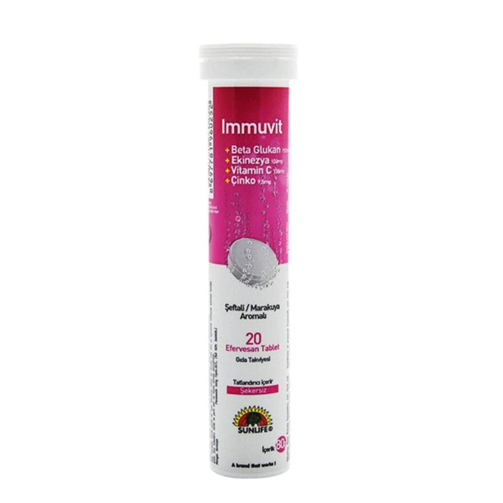 Sunlife Immuvit Efervesan 20 Tablet