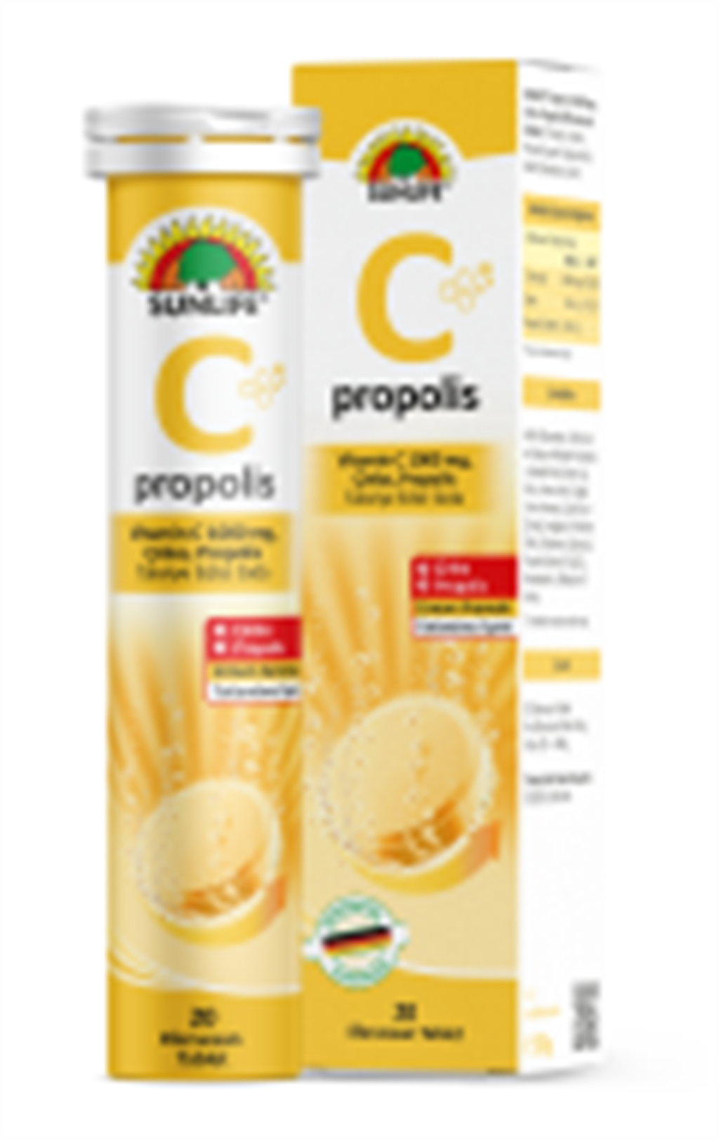 Sunlife Vitamin C Propolis 20 Efervesan Tablet