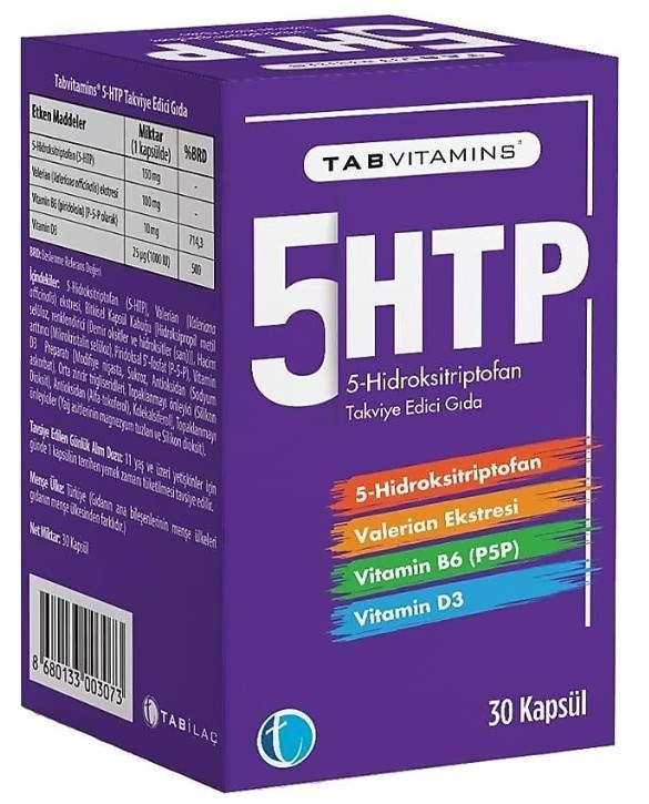 Tabvitamins 5 HTP 30 Kapsül