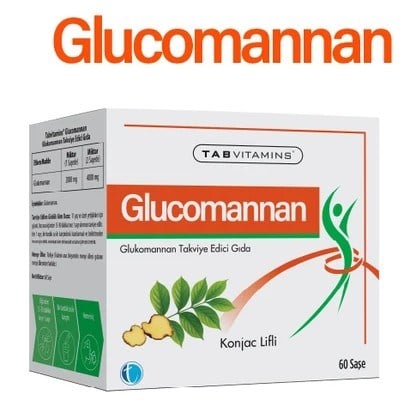 Tabvitamins Glucomannan 60 Saşe