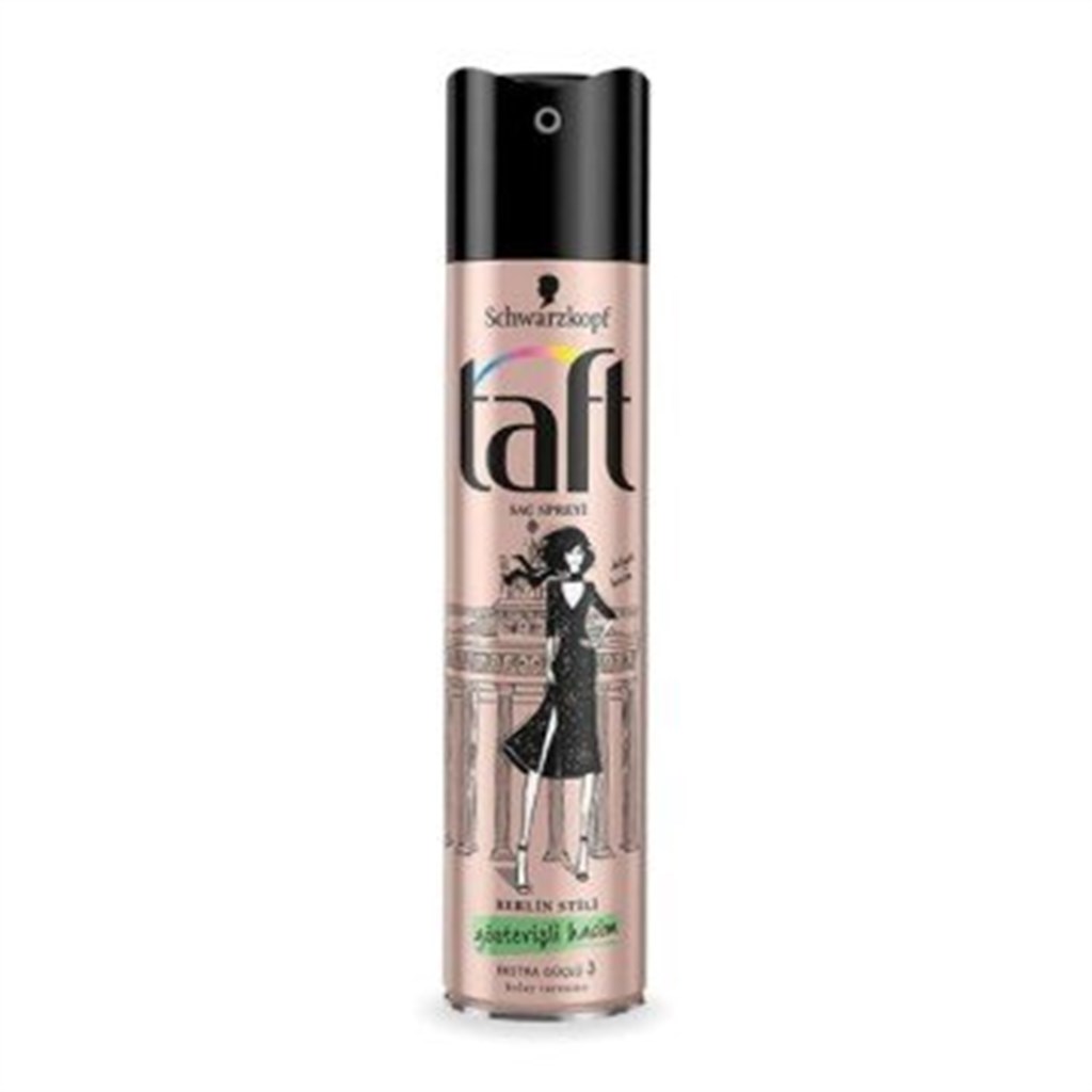 Taft Berlin Stili Saç Spreyi Gösterişli Hacim 250ml