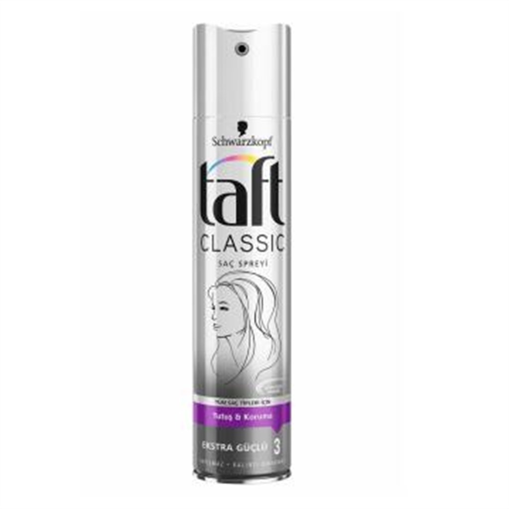 Taft Klasik Saç Spreyi Tutuş & Koruma 250ml