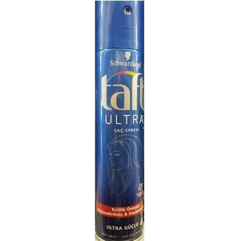 Taft Ultra Saç Spreyi Güçlü ve Dayanıklı Saçlar 250ml