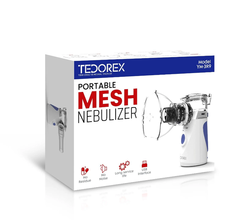 Tedorex Taşınabilir Mesh Nebulizatör Model:YM-3R9