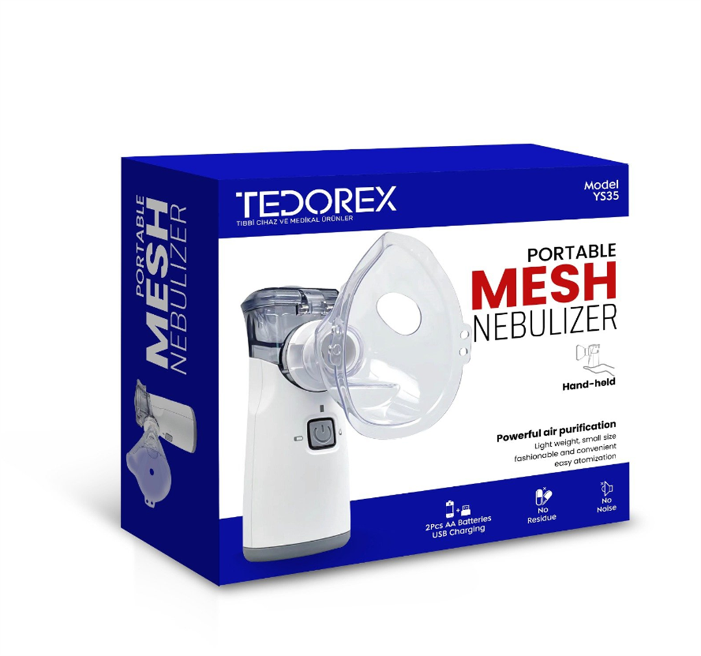 Tedorex Taşınabilir Mesh Nebulizatör Model: YS35