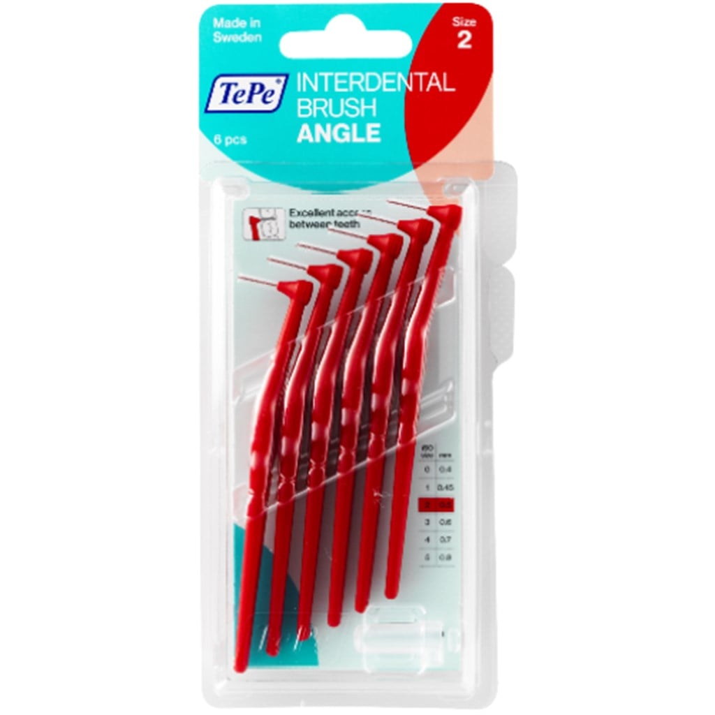 Tepe Angel Uzun Açılı Kırmızı 0.5Mm Diş Arası Fırçası