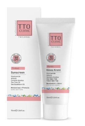 Tto Clinic Renkli Güneş Kremi Spf 50+ 70 ml