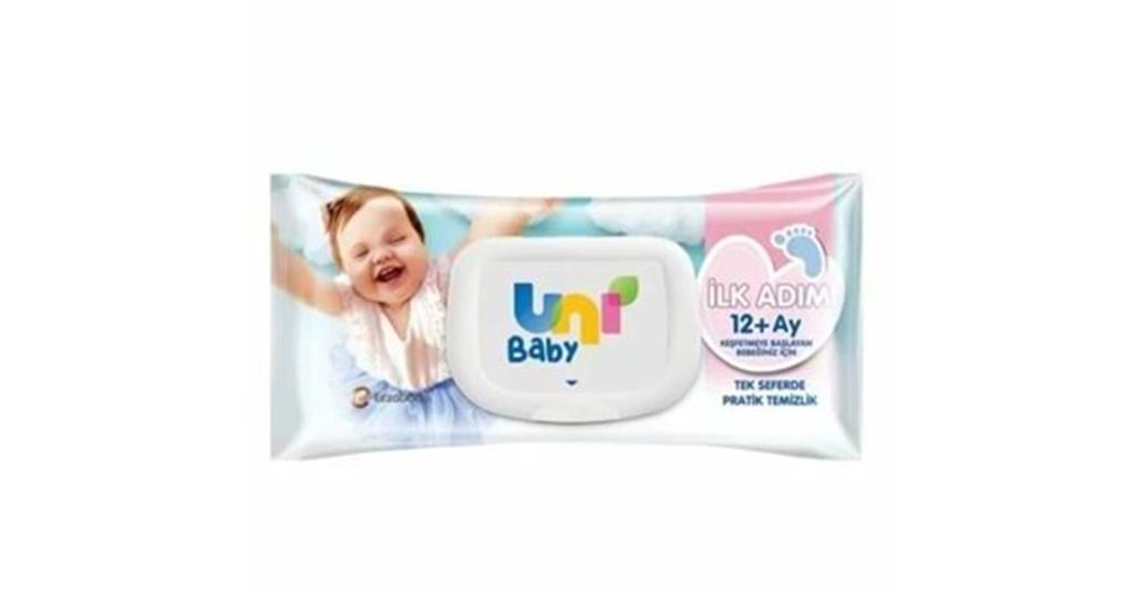 Uni Baby İlk Adım Islak Mendil 12+ Ay 52 Yaprak
