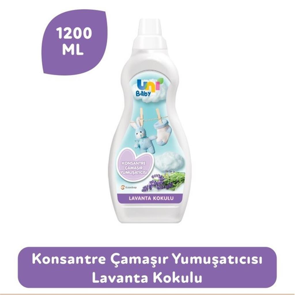 Uni Baby Konsantre Çamaşır Yumuşatıcısı Lavanta Kokulu 1200 ml