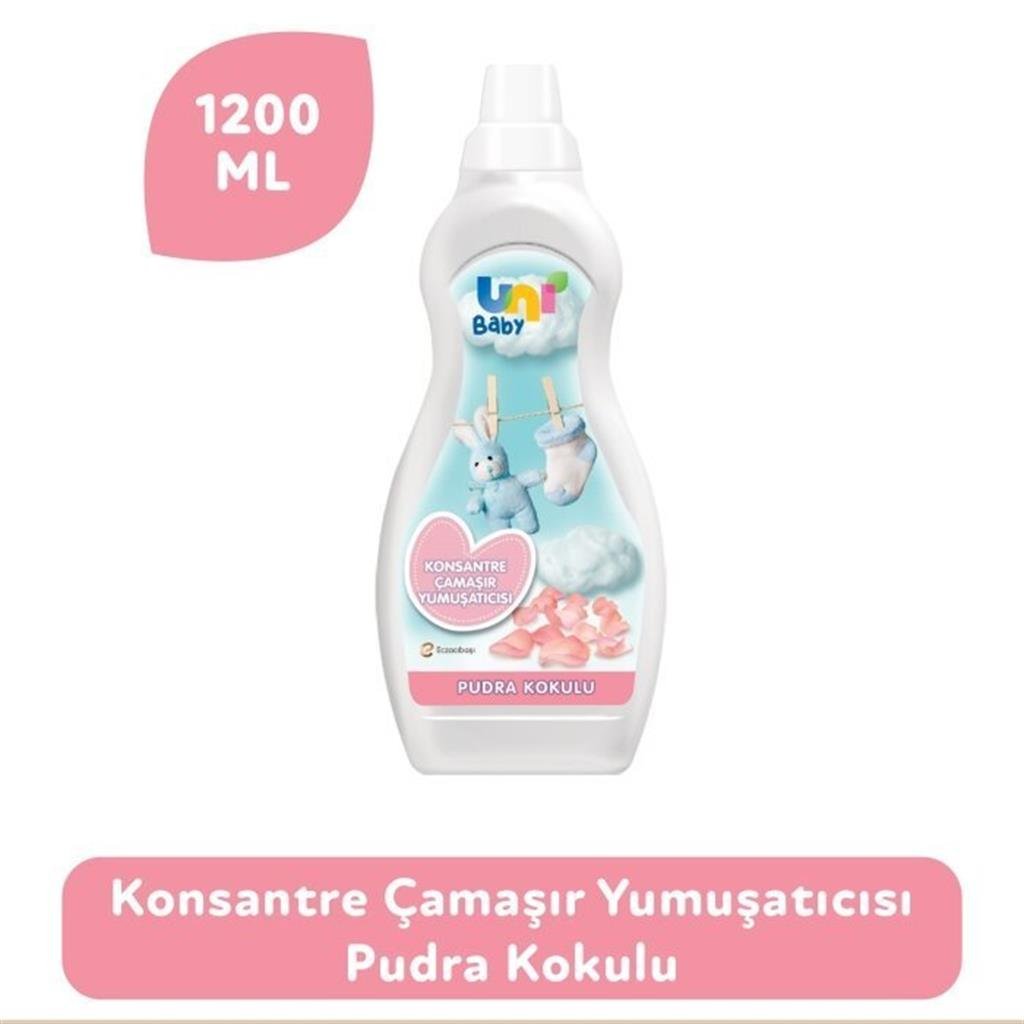 Uni Baby Konsantre Çamaşır Yumuşatıcısı Pudra Kokulu 1200 ml