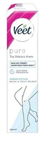 Veet Pure Tüy Dökücü Krem Hassas Ciltler 200 Ml