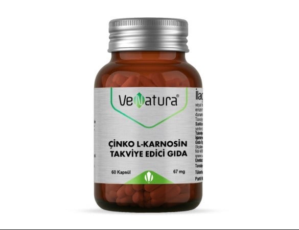 Venatura Çinko L-Karnosin 60 Kapsül