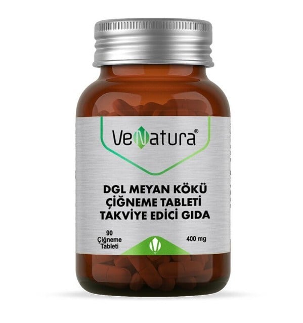 Venatura Dgl Meyan Kökü 90 Çiğneme Tableti