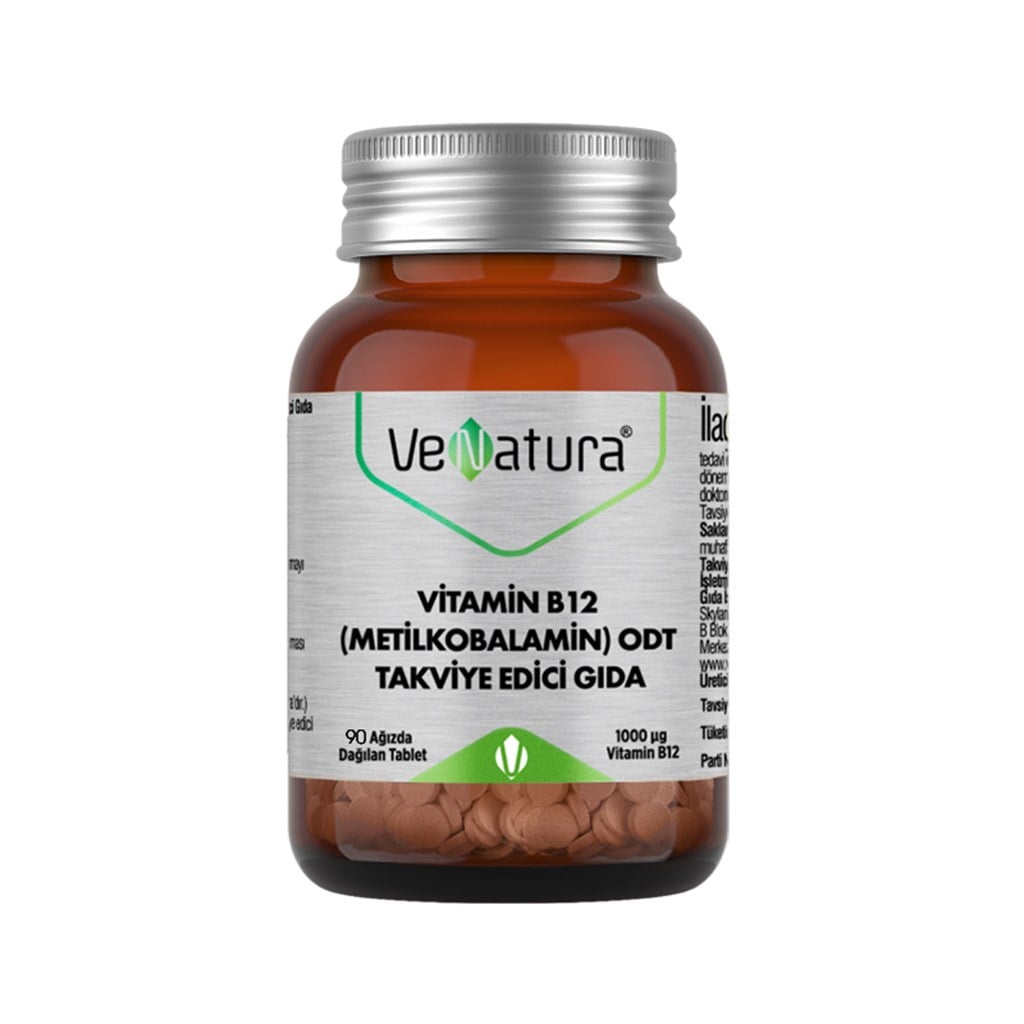 VeNatura Vitamin B12 Metilkobalamin ODT 90 Kapsül