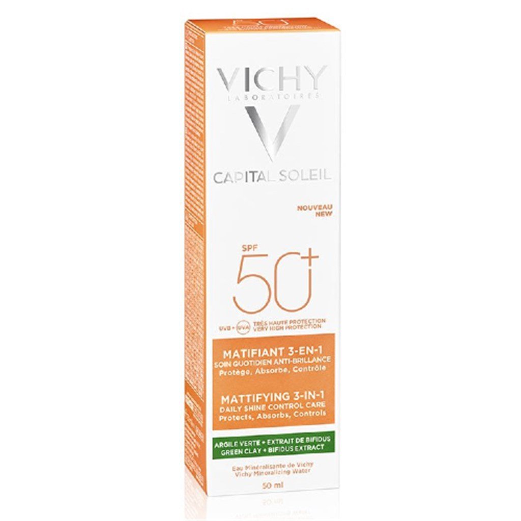 Vichy Capital Soleil Mattifying Spf 50+ 50 ml Yüksek Korumalı Matlaştırıcı Güneş Kremi