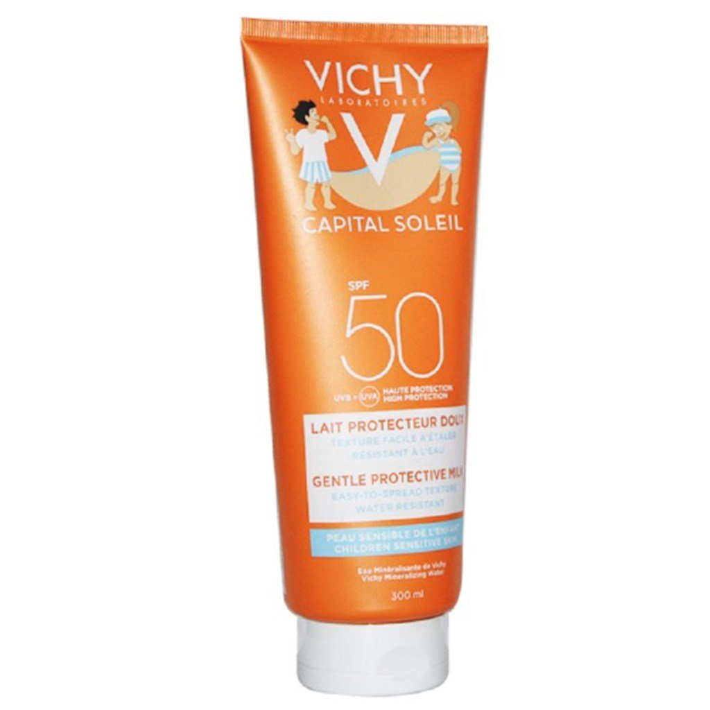 Vichy deal Soleil Lait Enfants Spf 50+ 300 ml Çocuklar için Yüz ve Vücut Güneş Sütü
