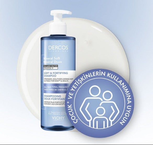 Vichy Dercos Mineral Soft Günlük Kullanım Şampuan 400 ml