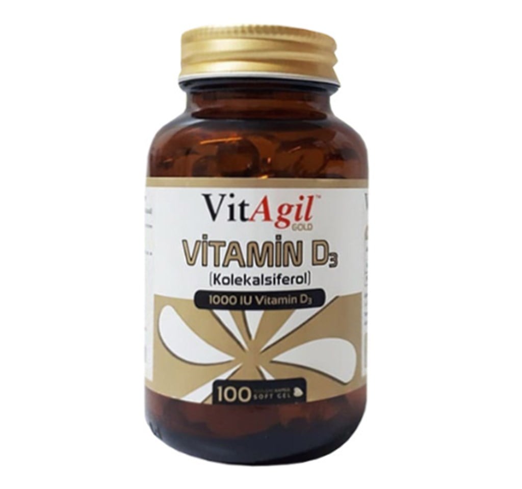 Vitagil Gold Vitamin D3 1000 IU 100 Yumuşak Kapsül