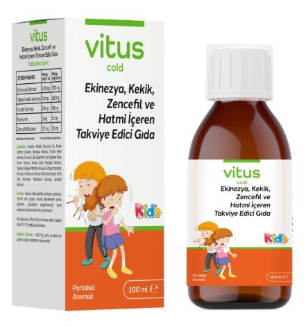 Vitus Cold Kids Portakal 100 ml
