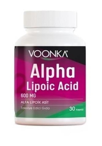 Voonka Alpha Lipoic Acid 600 mg 30 Kapsül